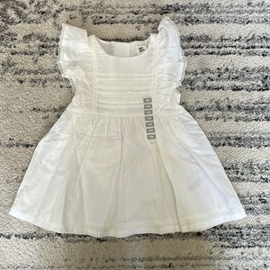 NEW baby b’gosh white dress